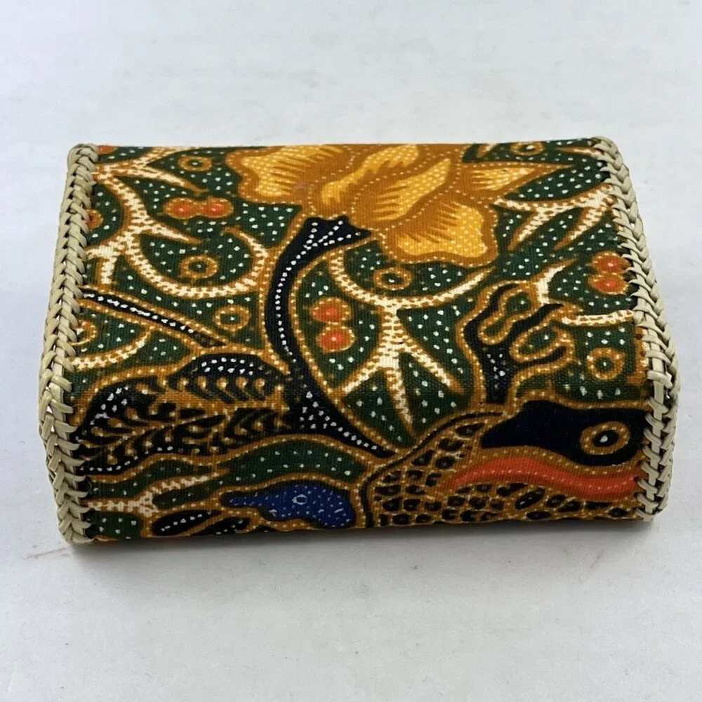 Vintage Lipstick Holders Tapestry‎ Floral With Mirror Snap Close Retro Lot Of 2